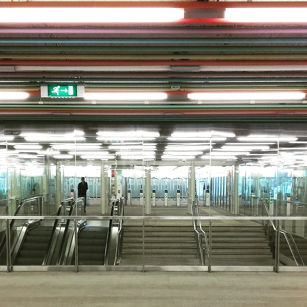 Rotterdam CS uitgang metro